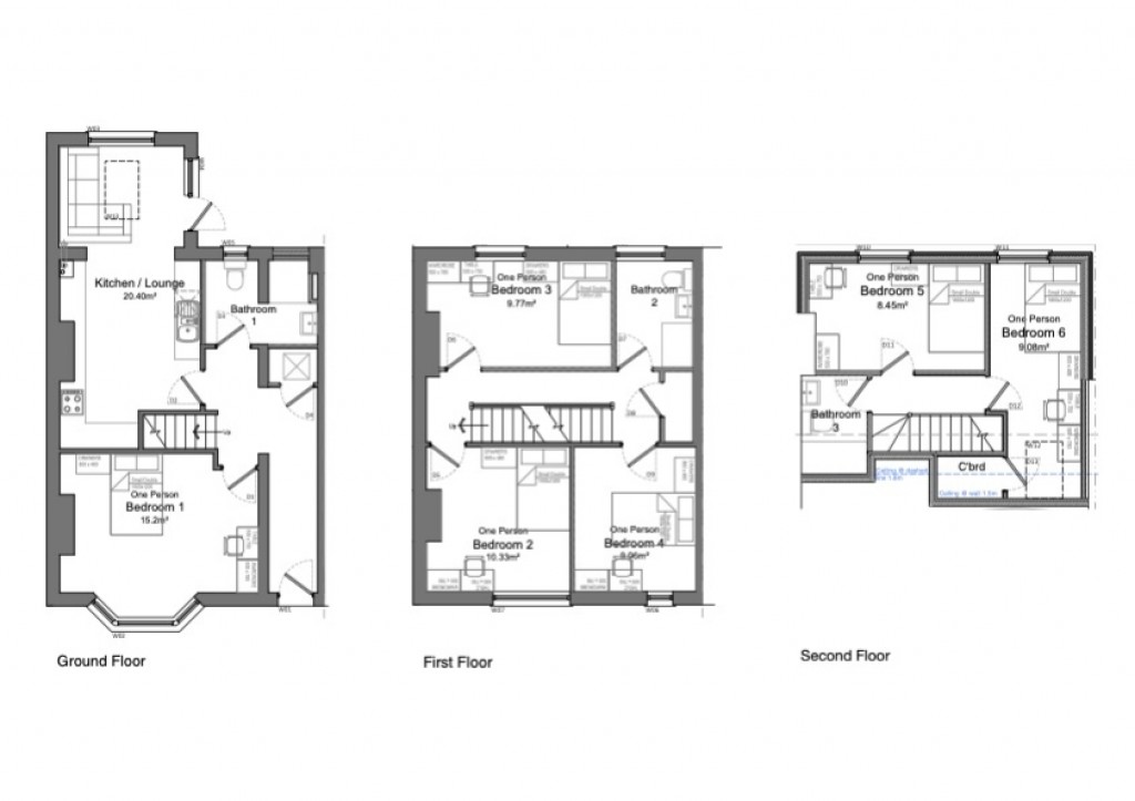 Floorplans For Stephen Street, Redfield, Bristol, BS5