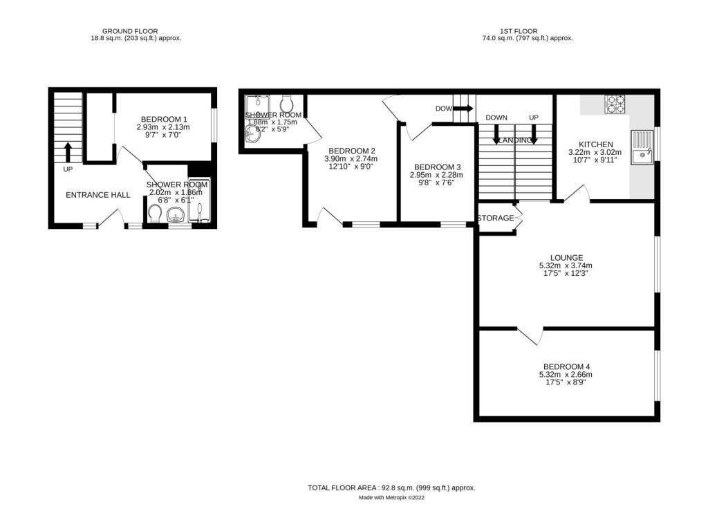 Floorplans For Ambra Court, Ambra Vale West, Bristol, BS8